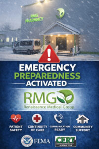 Renaissance Medical Group Activates Emergency Preparedness Plan Ahead of Massachusetts Winter Storm