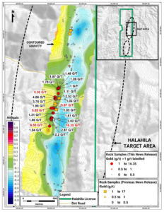 Sun Peak Metals Corp Reports up to 16.35 g/t Gold and 180 g/t Silver From Surface Rock-Chip Samples at the Halahila Project, Saudi Arabia