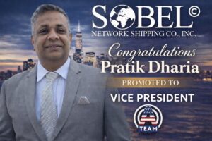Sobel Network Shipping Promotes Pratik Dharia to Vice President