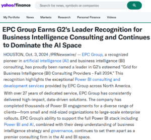 EPC Group Launches AI Decision Intelligence Framework for Microsoft Power BI