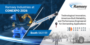Ramsey Family to Spotlight Technological Innovation, Ramsey Connect™,  at NTEA Work Truck Week and CONEXPO-CON/AGG 2026