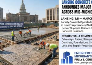 Lansing Concrete Contractors Expands Services and Reinforces Commitment