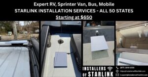 Nationwide Starlink Installation for RV Owners — Installers of Starlink Fast-Tracks Service Across the United States