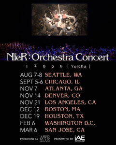 Symphonic Concert Experience NieR:Orchestra Concert 12026 [ YoRHa ] U.S. Tour Announced