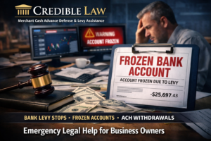 Credible Law Launches Emergency Resource Center for MCA Bank Levies and Lawsuits