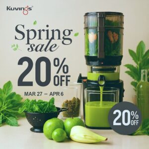 Kuvings USA Announces Spring Sale with Limited-Time 20% Discount