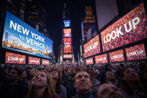 LOOK UP Times Square Expands to to the 61st International Art Exhibition of La Biennale di Venezia