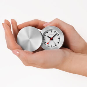 MONDAINE Reimagines Its Travel Alarm Clock with a New Lightweight Aluminium Case