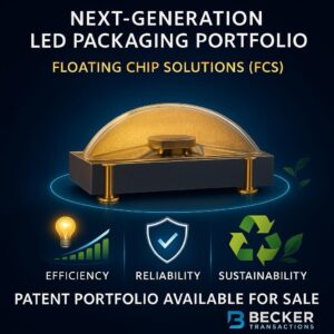 Becker Transactions Announces Exclusive Sale of Next-Generation LED Packaging Patent Portfolio