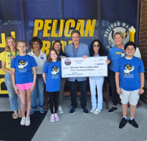 Philanthropist Rosario S. Cassata, of the Cassata Foundation donates to Pelican Marsh Elementary School in Naples, FL