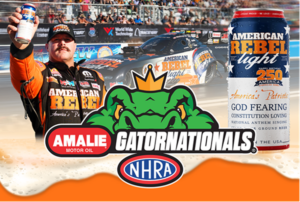 American Rebel Holdings, Inc. (NASDAQ:AREB) And American Rebel Light Beer Roar into Gainesville as NHRA’s 75th Anniversary Season Opens at the 2026 Amalie Motor Oil NHRA Gatornationals as The Official Beer Sponsor