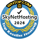 SkyNetHosting.Net Named #1 Reseller Hosting Provider for 2026 by WHTOP