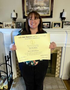 Jaime Morley, DMSc, PA-C, Received a Doctor of Medical Science from ATSU-ASHS